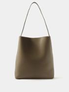 Aesther Ekme - Sac Grained-leather Tote Bag - Womens - Taupe