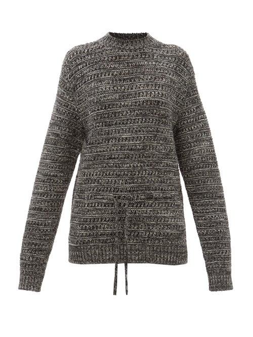 Raey - Recycled-cashmere Spacedye Crochet Sweater - Womens - Multi