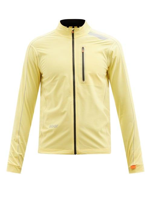 Soar - All Weather 3.0 Logo-print Technical-shell Jacket - Mens - Yellow