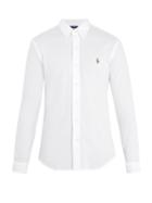 Polo Ralph Lauren Oxford Logo-embroidered Cotton-piqu Shirt
