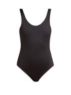 Matchesfashion.com Reina Olga - For A Rainy Day Stretch Jersey Swimsuit - Womens - Black