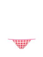 Matchesfashion.com Solid & Striped - The Morgan Gingham Bikini Briefs - Womens - Pink