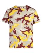 Matchesfashion.com Valentino - Camouflage Print T Shirt - Mens - Grey Multi