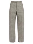 Matchesfashion.com Thom Browne - Houndstooth Wool Trousers - Mens - Black White