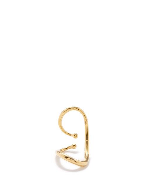 Charlotte Chesnais - Mirage 18kt Gold-vermeil Ear Cuff - Womens - Yellow Gold