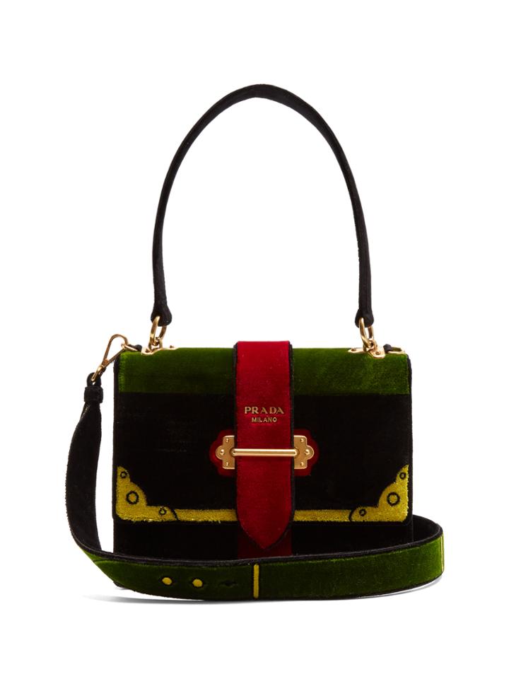 Prada Cartoon Velvet Bag