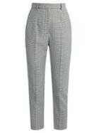 Alexander Mcqueen Mini Hound's-tooth Slim-fit Trousers