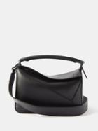 Loewe - Puzzle Small Leather Cross-body Bag - Womens - Black