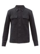 Matchesfashion.com Rrl - Patch-pocket Ring-spun Cotton Overshirt - Mens - Navy