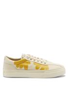 Stepney Workers Club - Dellow Shroom Hands Canvas Trainers - Mens - Cream Multi