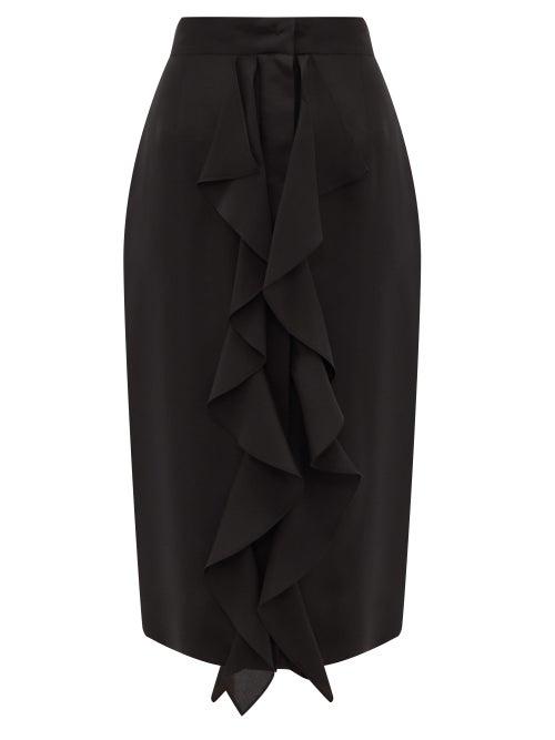 Matchesfashion.com Max Mara - Edolo Skirt - Womens - Black