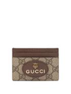 Matchesfashion.com Gucci - Neo Vintage Gg Supreme Cardholder - Mens - Beige