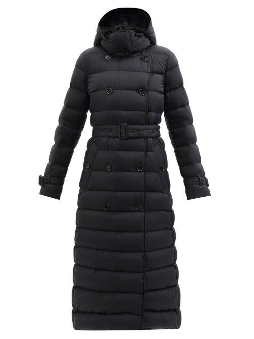 Burberry - Ashwick Hooded Quilted Down Coat - Womens - Black