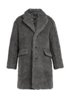 Matchesfashion.com Prada - Faux Shearling Coat - Mens - Grey