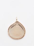 Dezso - Venus Shell Rose-quartz & 18kt Rose-gold Charm - Womens - Brown