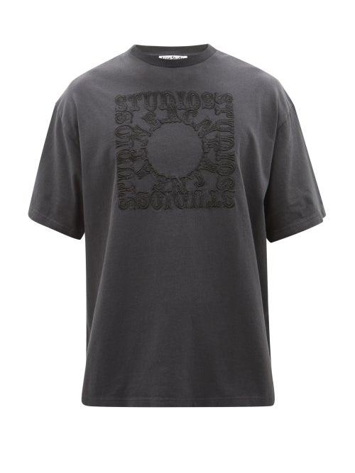 Acne Studios - Edlund Cotton-jersey T-shirt - Mens - Black