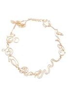 Daniela Villegas - Weaving Dreams Diamond & 18kt Gold Necklace - Womens - Yellow Gold
