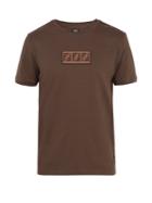 Fendi Suede Logo-embroidered Patch T-shirt