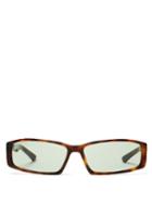 Matchesfashion.com Balenciaga - Tortoiseshell Rectangle Frame Acetate Sunglasses - Womens - Tortoiseshell