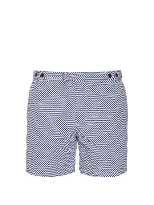 Frescobol Carioca Tailored Copacabana-print Swim Shorts