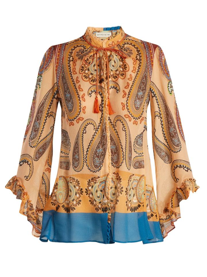 Etro Jasper Paisley-print Silk Blouse