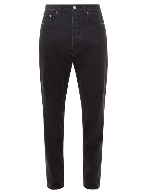 Sunflower - Organic-cotton Straight-leg Jeans - Mens - Black