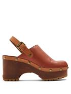 See By Chloé Slingback Leather Clogs