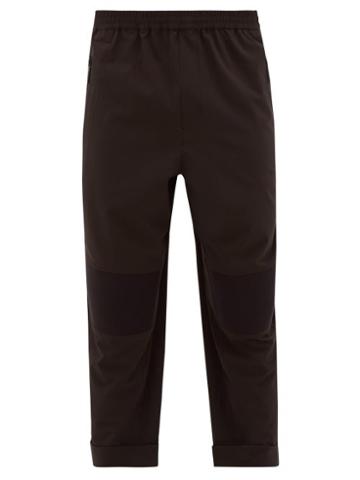 Matchesfashion.com Blackbarrett By Neil Barrett - Knee-panel Jersey Track Pants - Mens - Black