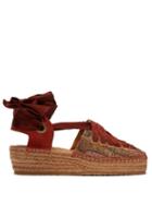 Matchesfashion.com Etro - Paisley Ribboned Espadrilles - Womens - Red Multi