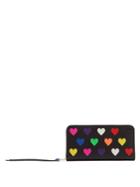 Loewe Heart-print Zip-around Leather Wallet
