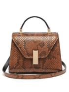 Matchesfashion.com Valextra - Iside Micro Python Bag - Womens - Python