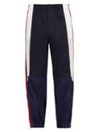 Matchesfashion.com Givenchy - Side Striped Cotton Track Pants - Mens - Navy