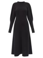 Zimmermann - Ribbed Cashmere-blend Midi Sweater Dress - Womens - Black