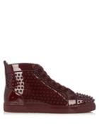 Christian Louboutin Louis Orlato Spike-embellished High-top Trainers