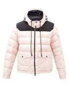 Moncler - Gombei Born To Protect Logo-print Down Jacket - Mens - Pink Multi