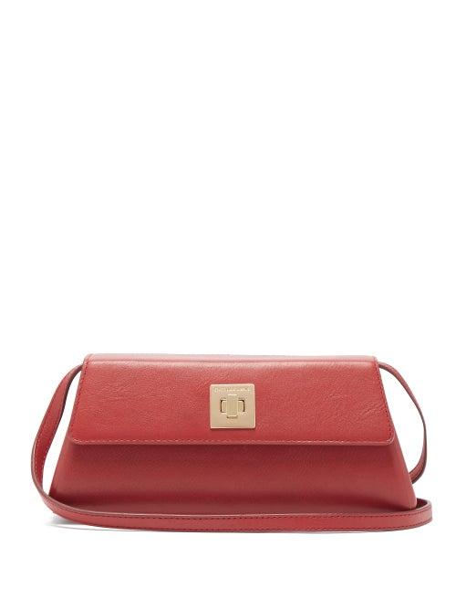 Matchesfashion.com Sparrows Weave - The Clutch Leather Cross-body Bag - Womens - Red