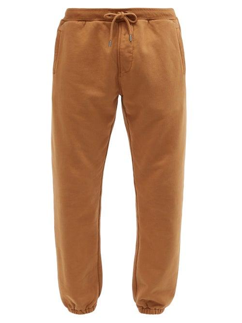 Matchesfashion.com Frame - Camp Cotton-loopback Jersey Track Pants - Mens - Brown