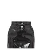 Matchesfashion.com Elzinga - Pvc Mini Skirt - Womens - Black