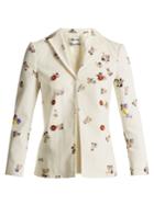 Acne Studios Jilva Floral-print Cotton-corduroy Jacket