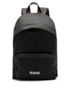 Mens Bags Balenciaga - Oversized Xxl Recycled-nylon Backpack - Mens - Black