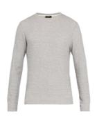 A.p.c. Dennis Cotton-blend Waffle-knit Jersey Sweatshirt