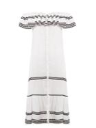 Lisa Marie Fernandez Mira Ruffle-trimmed Button-through Linen Dress