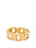 Matchesfashion.com Saint Laurent - Geometric Chain-link Bracelet - Womens - Gold
