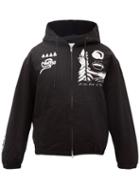 Noma T.d. - Ed Embroidered-cotton Hooded Jacket - Mens - Black