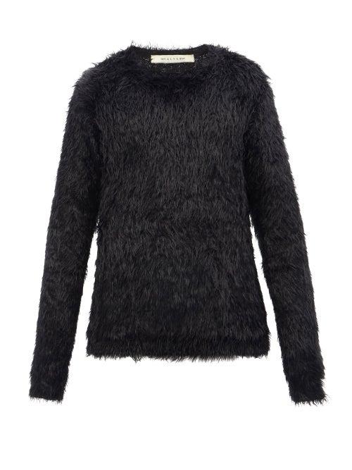 1017 Alyx 9sm - Faux-fur Sweater - Mens - Black