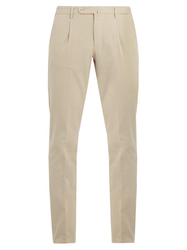 Connolly Mid-rise Slim-leg Cotton-blend Chino Trousers