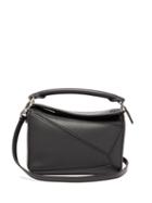 Matchesfashion.com Loewe - Puzzle Mini Leather Cross Body Bag - Womens - Black