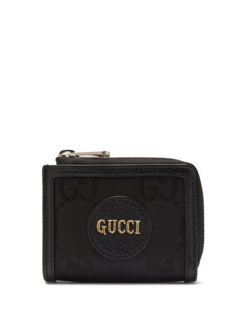 Gucci - Logo-patch Gg-canvas Wallet - Mens - Black