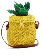 Matchesfashion.com Sensi Studio - Pineapple Toquilla Straw Cross Body Bag - Womens - Yellow