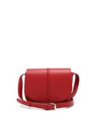 Matchesfashion.com A.p.c. - Betty Saffiano-leather Cross-body Bag - Womens - Dark Red